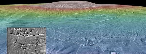 Hallan un entorno posiblemente habitable en los alrededores de un volcán marciano