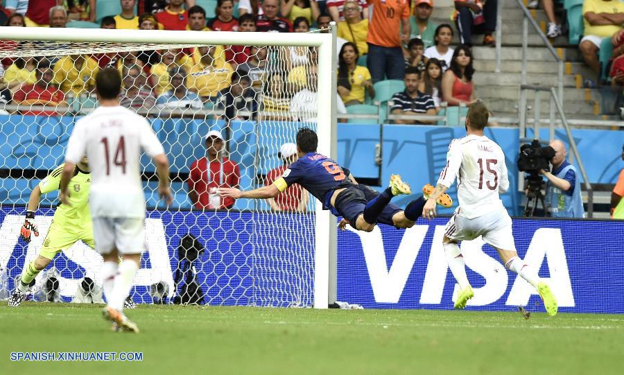 MUNDIAL 2014: Holanda golea por 5-1 a campeona Espa?a 