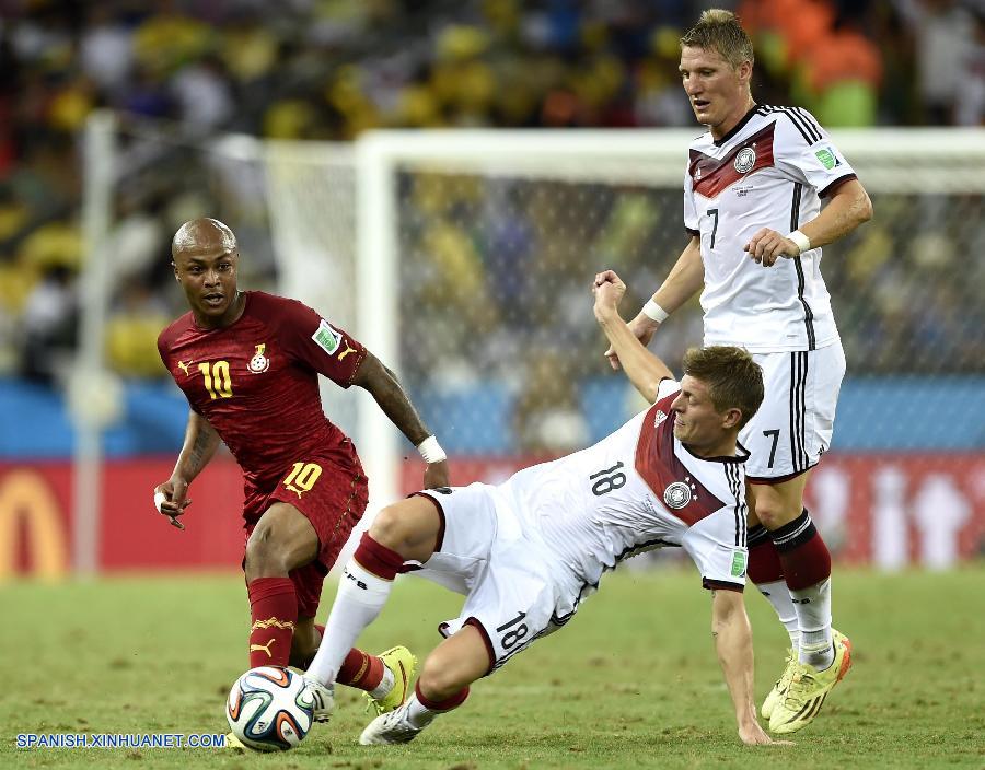 MUNDIAL 2014: Grupo G: Alemania 2; Ghana 2 - resultado final