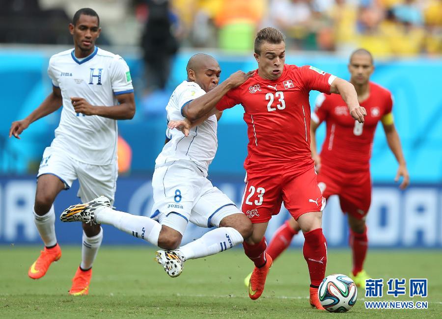 MUNDIAL 2014: Goles de Shaqiri conducen a Suiza a octavos de final