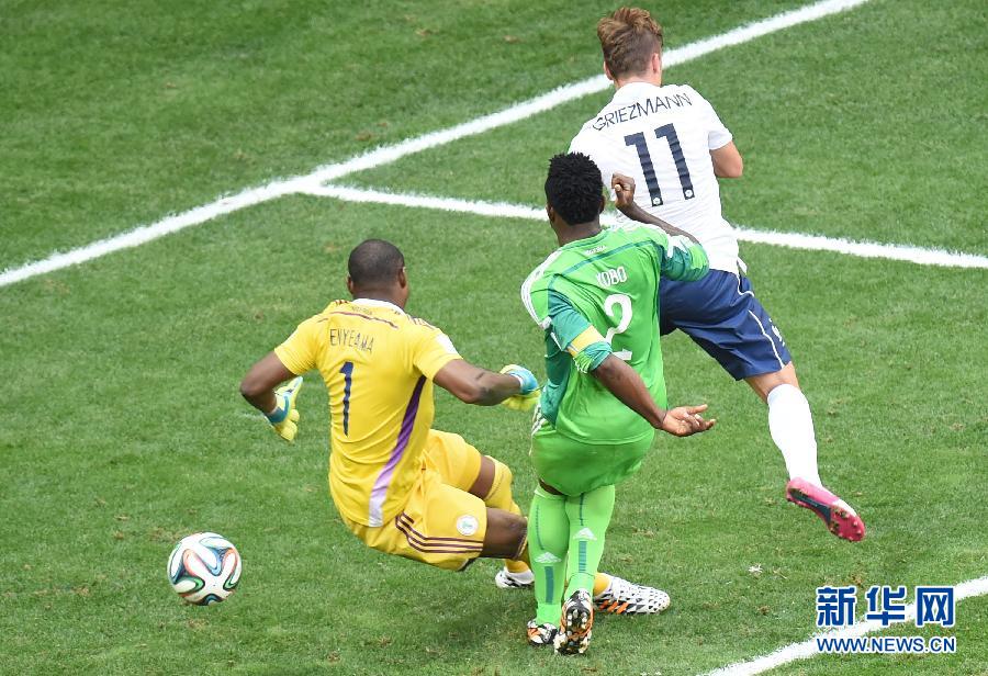 MUNDIAL 2014: Francia pasa a cuartos de final con victoria de 2-0 sobre Nigeria