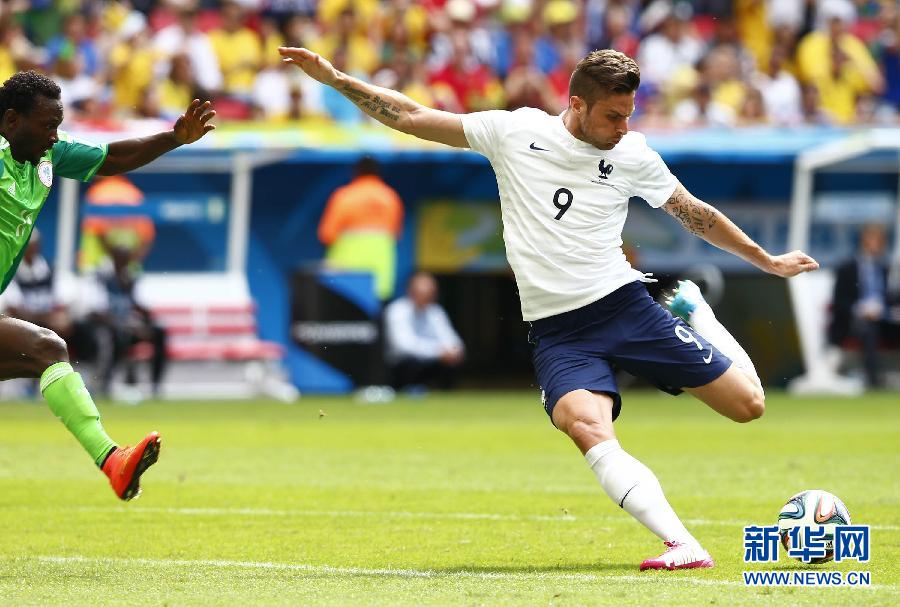 MUNDIAL 2014: Francia pasa a cuartos de final con victoria de 2-0 sobre Nigeria