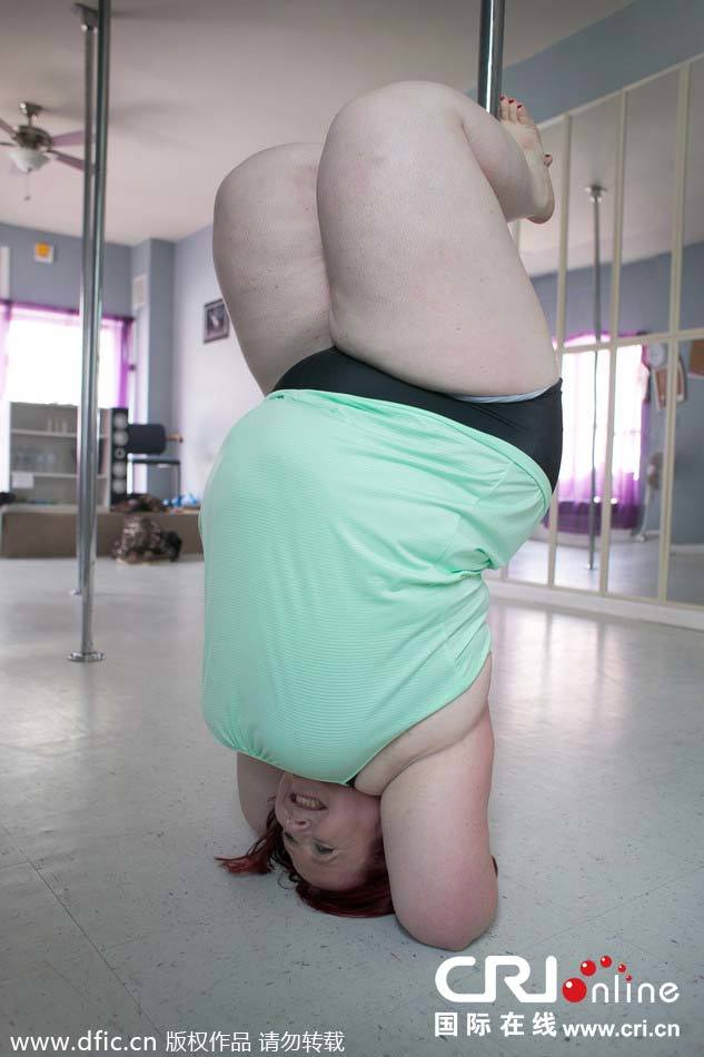 LuAyne Brown, la bailarina más gorda de ‘pole dance’