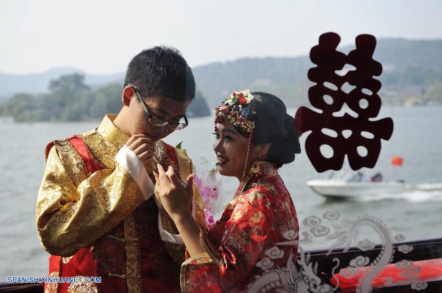 Zhejiang: Boda en grupo en Hangzhou