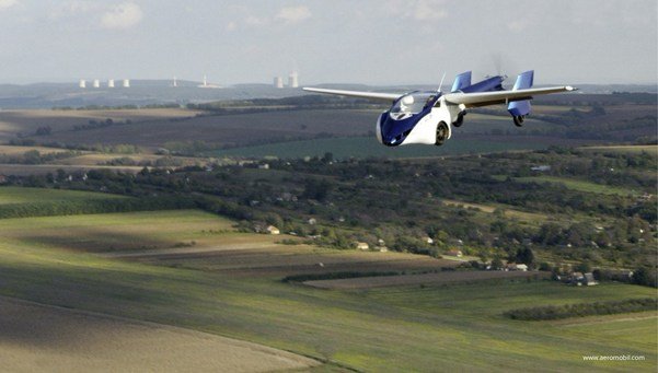 Inventan un coche volador