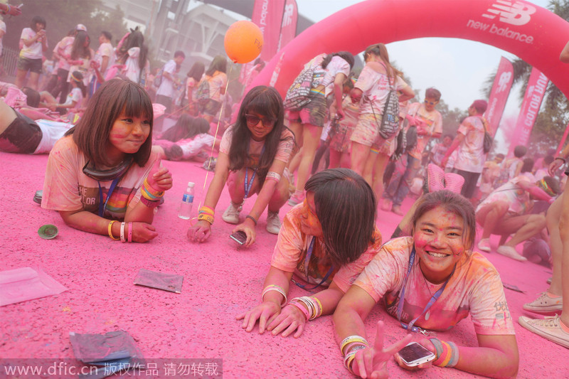 Carrera de colores en Guangzhou