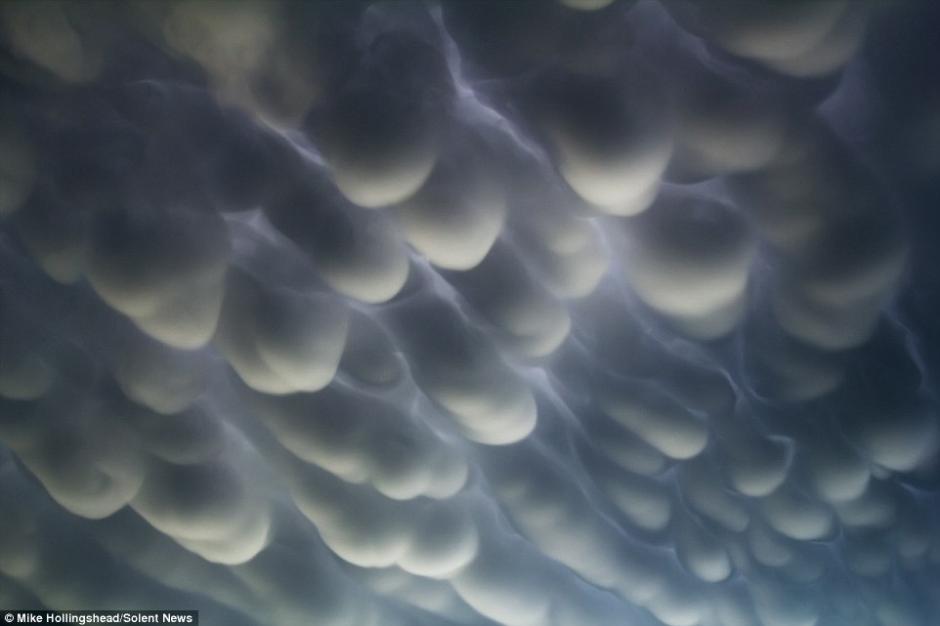 Aparecen ''nubes de burbuja'' en Nebraska, EEUU