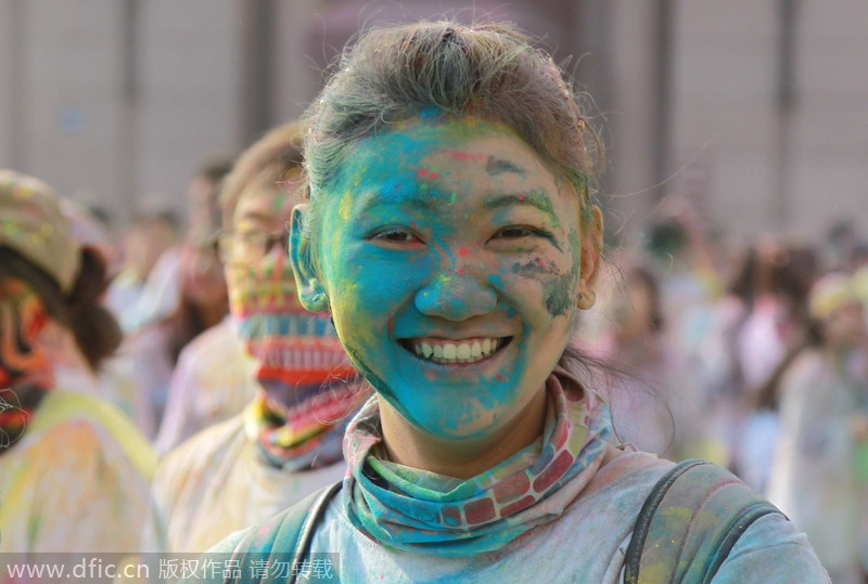 Carrera de colores en Dalian