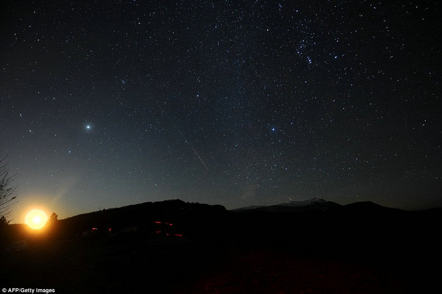 Las gemínidas brillaron el cielo de Breta?a