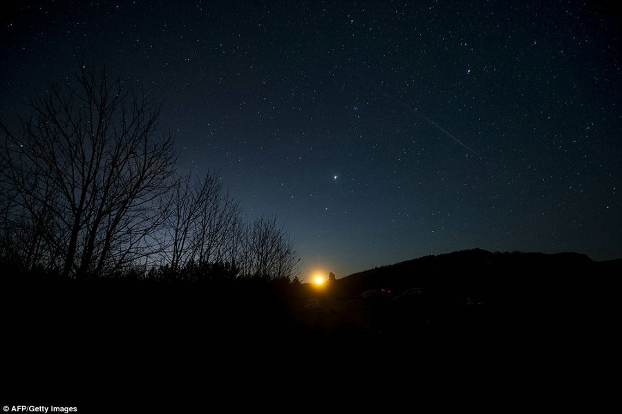 Las gemínidas brillaron el cielo de Breta?a