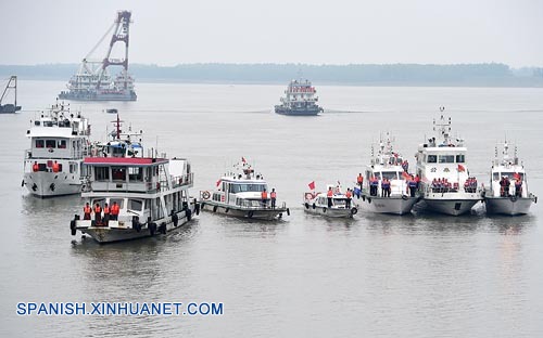 Asciende a 434 cifra de muertos en barco chino naufragado en río Yangtse