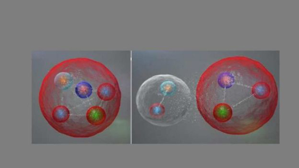 Observan por primera vez un pentaquark