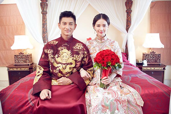 Los actores Liu Shishi 
y Nicky Wu se casan en Bali