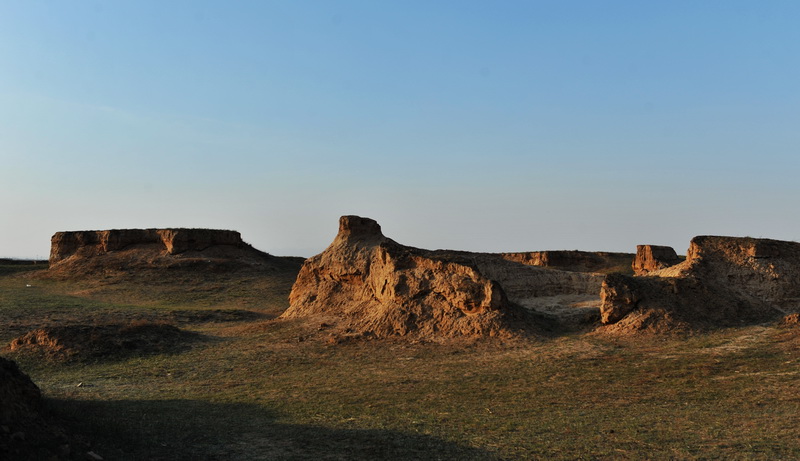 Maravilloso paisaje del bosque de la tierra en Datong