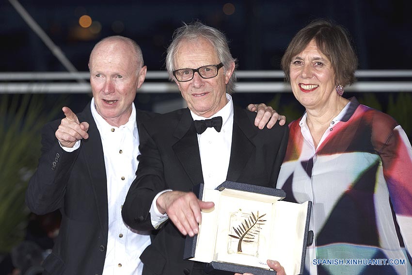 Cinta británica "I, Daniel Blake" gana Palma de Oro en 69o Festival de Cannes