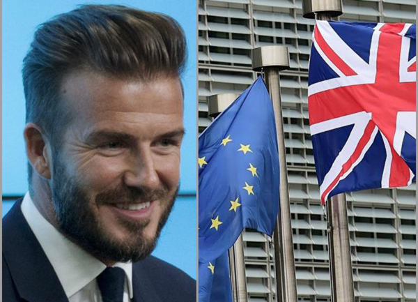 David Beckham votará ?no? a la salida de Reino Unido de la Unión Europea