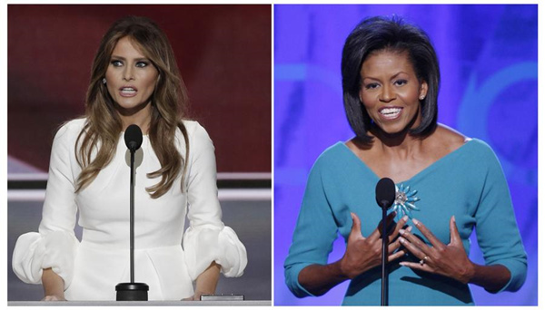 Discurso de Melania Trump “se inspira” en Obama