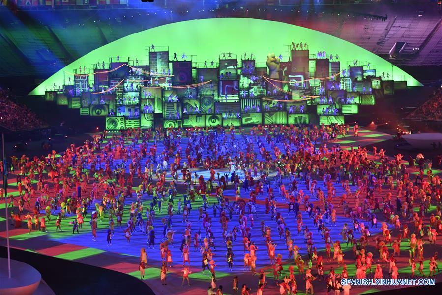 Celebran la ceremonia de inauguración de los Juegos Olímpicos Rio 2016 en Brasil