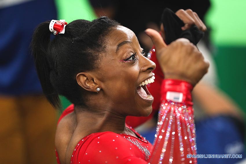 Río 2016: Gimnasta Biles de EEUU consigue tercer oro olímpico en Río