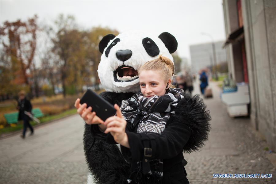 Ciudad china inicia campa?a promocional sobre pandas gigantes en Polonia