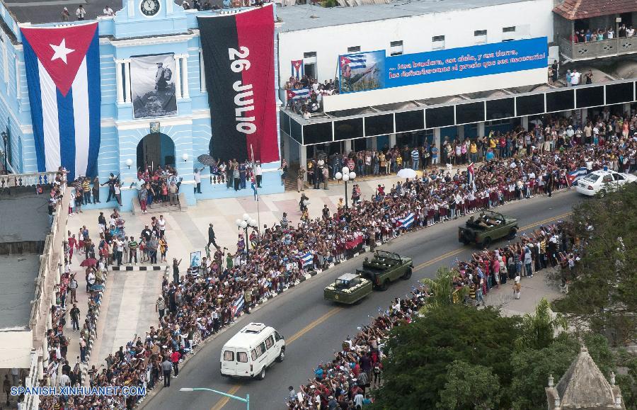 Continúa en Cuba peregrinación de cenizas de Fidel Castro