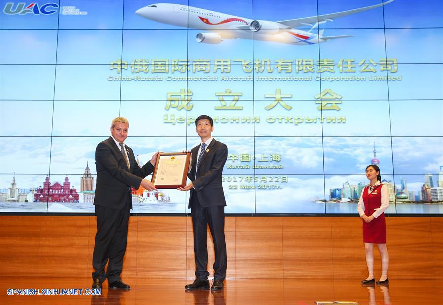 China y Rusia construirán conjuntamente aviones de pasajeros de fuselaje ancho