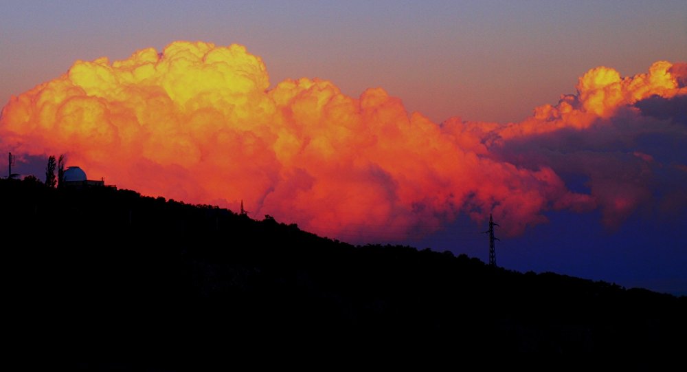 La costa este de EE.UU. tendrá nubes rojas y verdes