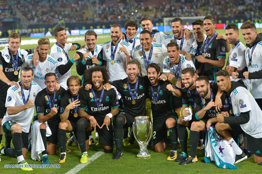 Fútbol: Real Madrid vence a Manchester United y se proclama campeón de Supercopa de Europa