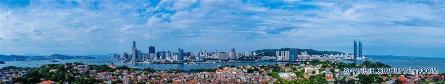 Vista de Xiamen, en el sureste de China