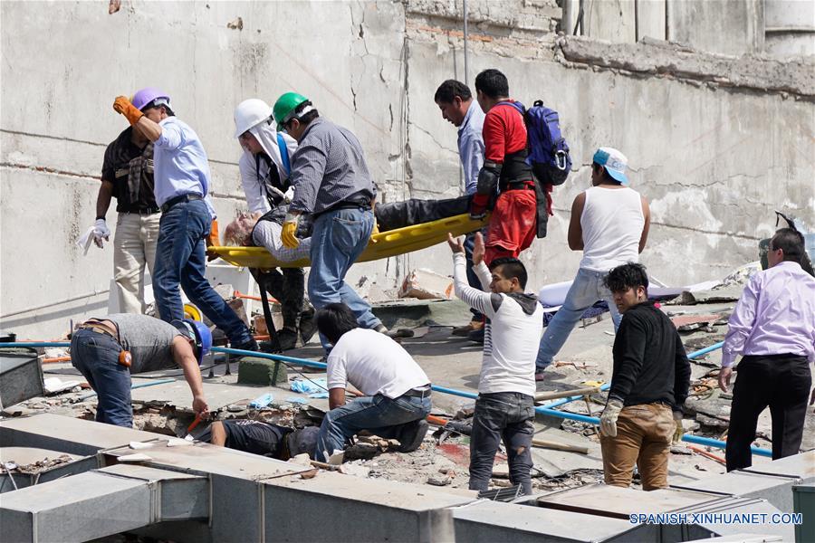 Suman 108 los muertos por terremoto en México