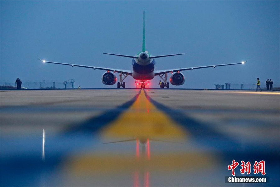 Avión C919 se somete a las pruebas finales en Shanghai