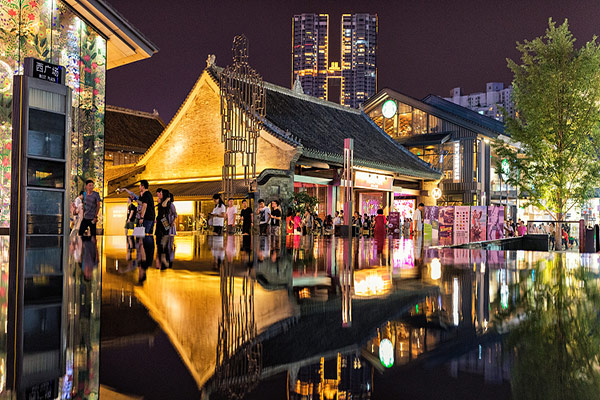 No. 1  Chengdu     El Taikoo Li de Chengdu, provincia de Sichuan, 16 de junio del 2017. [Foto: VCG]