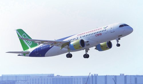 China probará seis prototipos de su avión C919