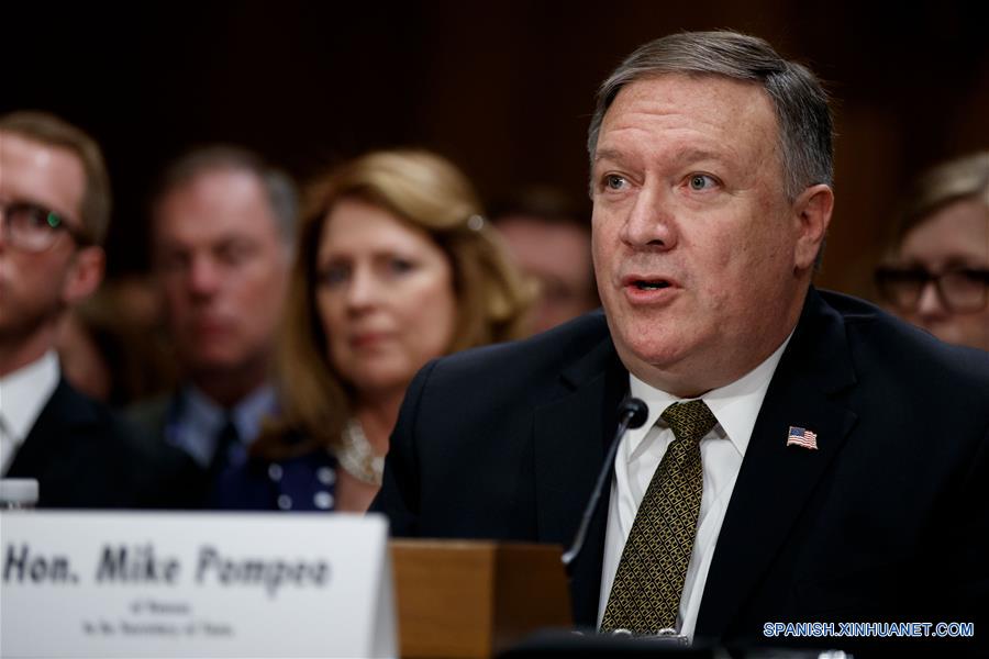 Senado de EEUU confirma a Pompeo como secretario de Estado