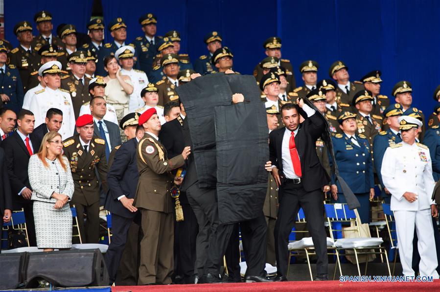 Confirman atentado contra el presidente Maduro durante acto militar en Caracas