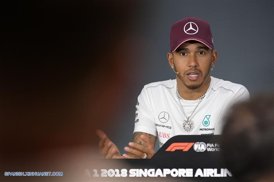 Conferencia de prensa previa a la Carrera Nocturna del Gran Premio de Singapur de Fórmula 1