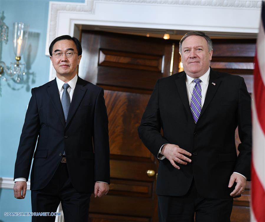 Pompeo y ministro surcoreano se encuentran para coordinar asuntos de la Península Coreana