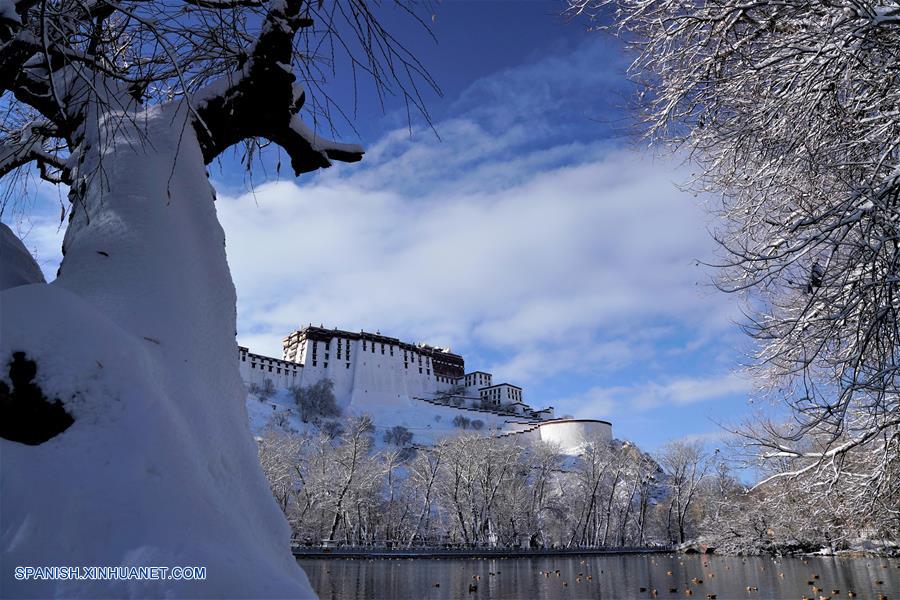 Lhasa: La primera nevada de este invierno