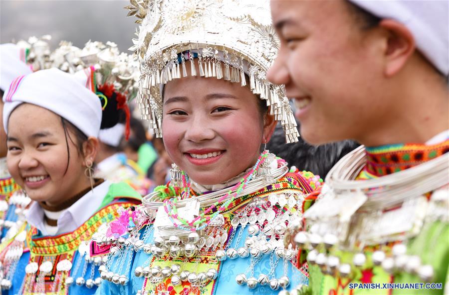 Actividad llamada "Tiaoyue"en Guizhou