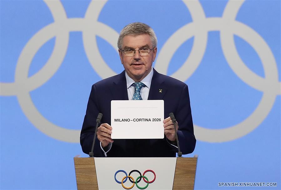 Milán y Cortina de Italia son elegidas como sedes de Juegos Olímpicos de Invierno 2026