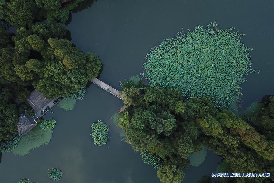 Lago Oeste en Hangzhou, Zhejiang