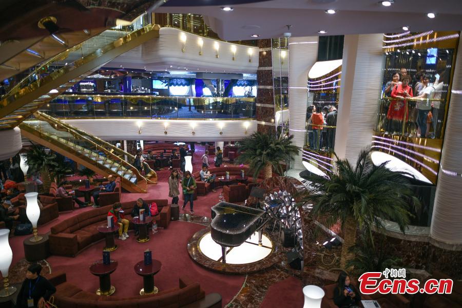 El crucero MSC Splendida atraca en Tianjin