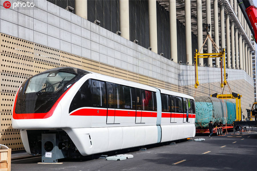 El 4 de diciembre de 2019, se exhibieron cuatro vagones de tren de CRRC en el Centro Internacional de Exposiciones de Hangzhou