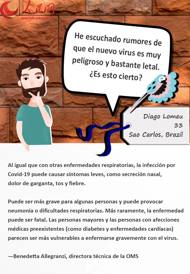 Voces autorizadas aclaran la confusión sobre el nuevo coronavirus