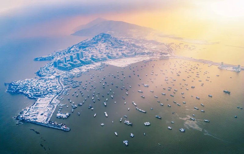 La belleza se encuentra en todos los rincones de la costa de Lianyungang, provincia de Jiangsu, China. [Foto: proporcionada a chinadaily.com.cn]