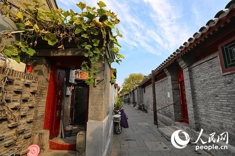 Hutones del lado este de la calle Qianmen. (Foto: Pueblo en Línea/Yin Xingyun)