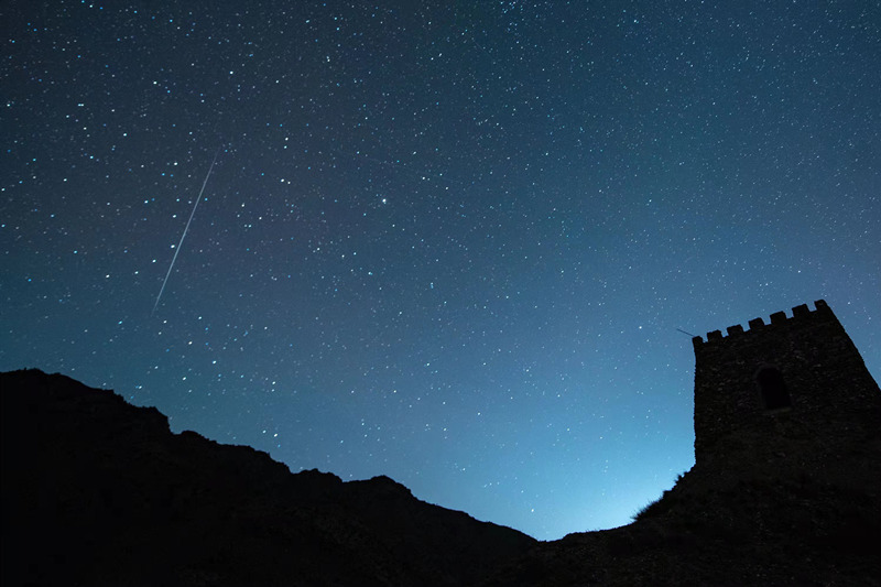 La lluvia de estrellas Gemínidas genera emociones en Ningxia