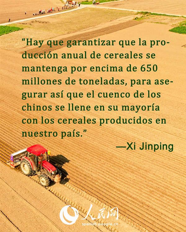 El presidente Xi Jinping recalca la importancia de seguridad alimentaria en las Dos Sesiones