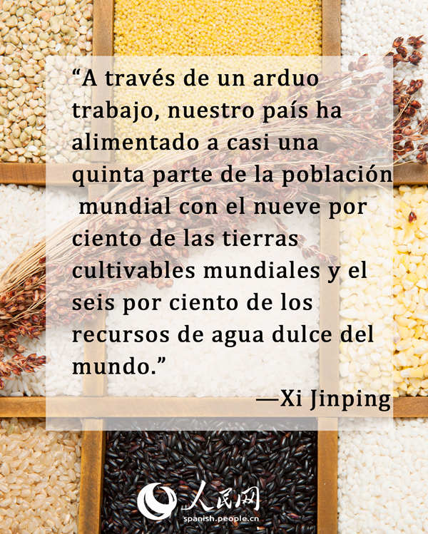 El presidente Xi Jinping recalca la importancia de seguridad alimentaria en las Dos Sesiones