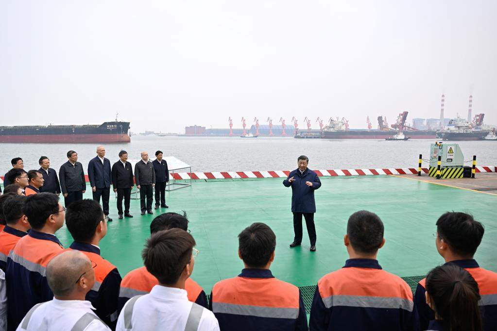 Xi Jinping visita ciudad de Cangzhou en provincia de Hebei